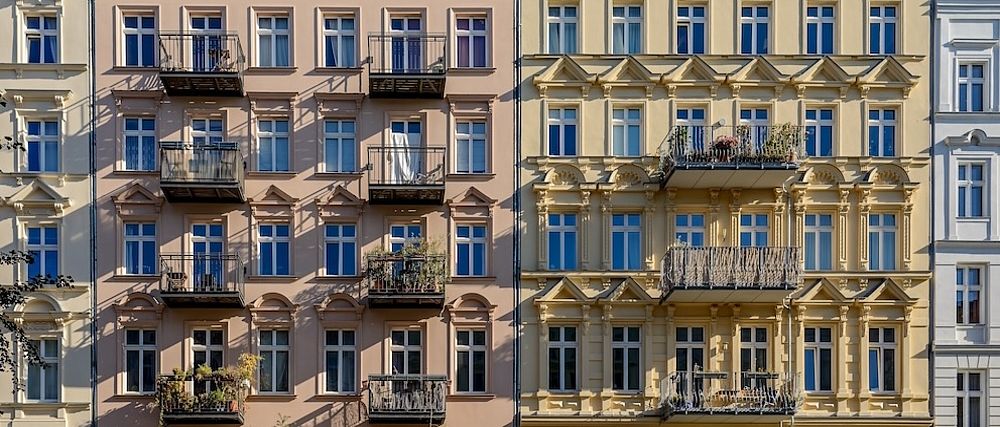 Häuserfassaden in Berlin