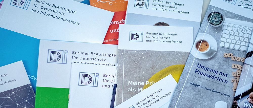 Reihe von Publikationen der Berliner Beauftragten für Datenschutz und Informationsfreiheit