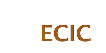 Schriftzug "ECIC" auf weißem Grund